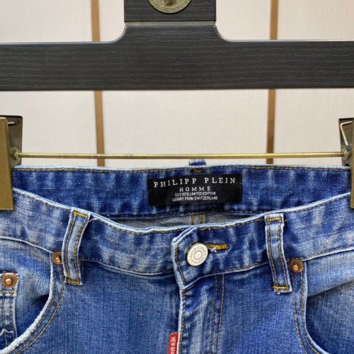 Replica Philipp Plein PP Jeans For Men #893118 $45.00 USD for Wholesale