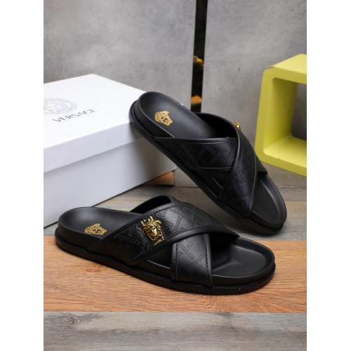 Versace Slippers For Men #893126 $48.00 USD, Wholesale Replica Versace Slippers