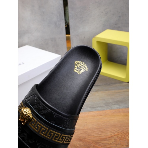 Replica Versace Slippers For Men #893128 $48.00 USD for Wholesale