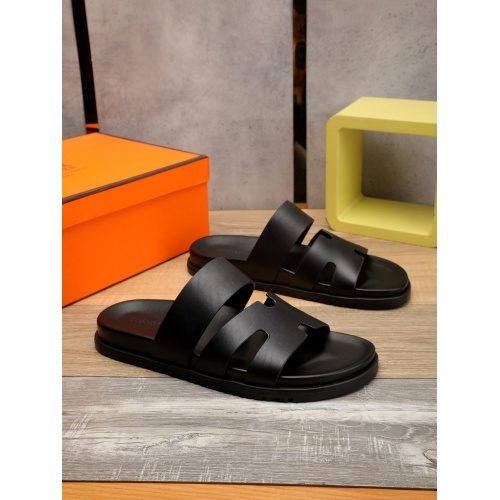 Replica Hermes Slippers For Men #893136 $52.00 USD for Wholesale