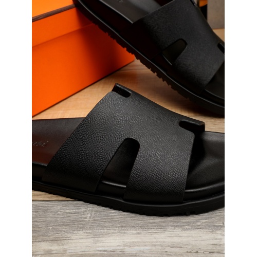Replica Hermes Slippers For Men #893137 $52.00 USD for Wholesale