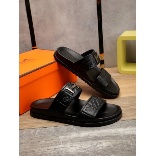 Hermes Slippers For Men #893138 $52.00 USD, Wholesale Replica Hermes Slippers