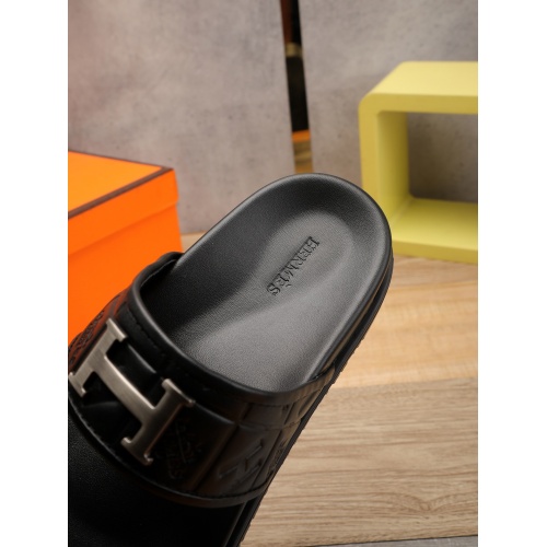 Replica Hermes Slippers For Men #893138 $52.00 USD for Wholesale