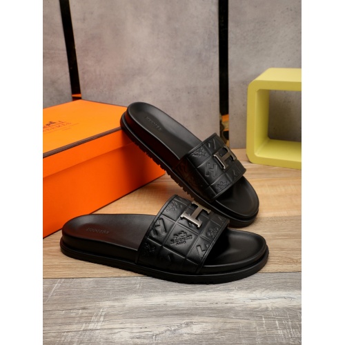 Hermes Slippers For Men #893140 $52.00 USD, Wholesale Replica Hermes Slippers