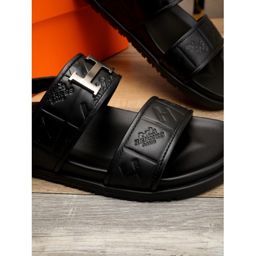 Replica Hermes Sandal For Men #893157 $52.00 USD for Wholesale