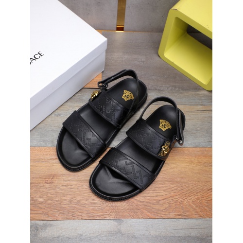 Replica Versace Sandal For Men #893158 $52.00 USD for Wholesale