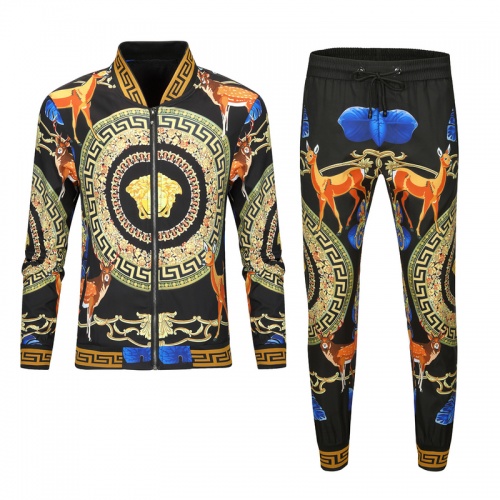 Versace Tracksuits Long Sleeved For Men #893211 $66.00 USD, Wholesale Replica Versace Tracksuits