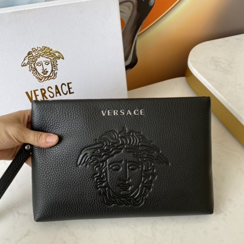 Replica Versace AAA Man Wallets #893279 $82.00 USD for Wholesale