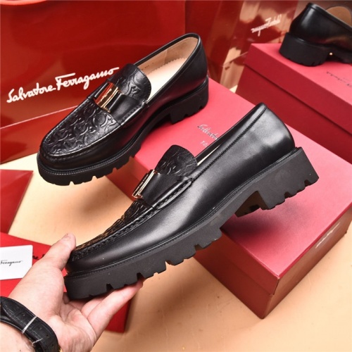 Salvatore Ferragamo Leather Shoes For Men #893334 $118.00 USD, Wholesale Replica Salvatore Ferragamo Leather Shoes