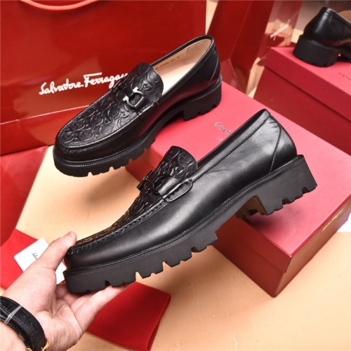 Salvatore Ferragamo Leather Shoes For Men #893335 $118.00 USD, Wholesale Replica Salvatore Ferragamo Leather Shoes