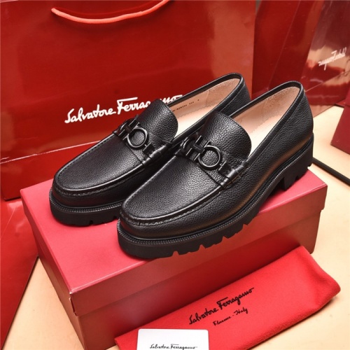 Salvatore Ferragamo Leather Shoes For Men #893337 $118.00 USD, Wholesale Replica Salvatore Ferragamo Leather Shoes