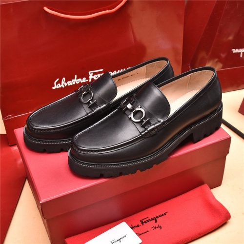 Salvatore Ferragamo Leather Shoes For Men #893339 $118.00 USD, Wholesale Replica Salvatore Ferragamo Leather Shoes