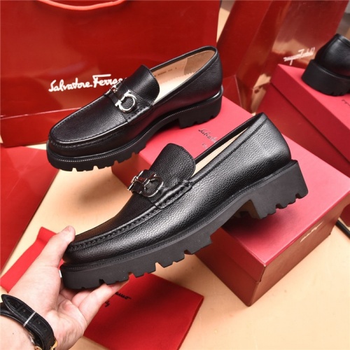 Salvatore Ferragamo Leather Shoes For Men #893341 $118.00 USD, Wholesale Replica Salvatore Ferragamo Leather Shoes