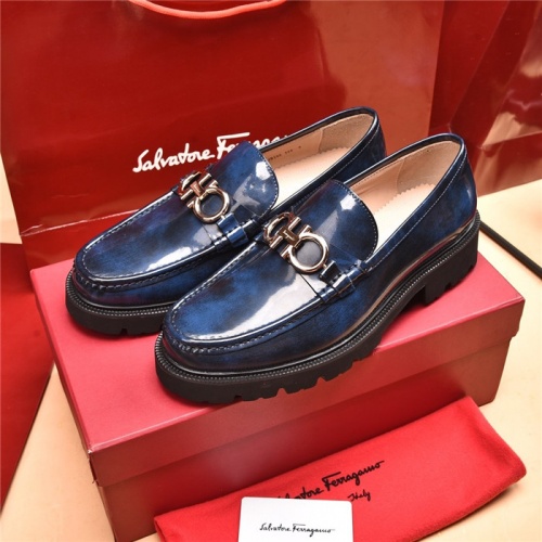 Salvatore Ferragamo Leather Shoes For Men #893342 $118.00 USD, Wholesale Replica Salvatore Ferragamo Leather Shoes