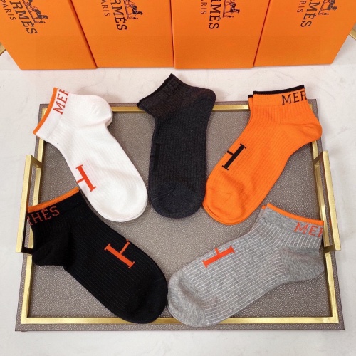 Replica Hermes Socks #893405 $27.00 USD for Wholesale