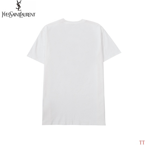 Replica Yves Saint Laurent YSL T-shirts Short Sleeved For Men #893494 $27.00 USD for Wholesale