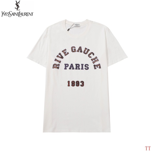 Yves Saint Laurent YSL T-shirts Short Sleeved For Men #893496 $27.00 USD, Wholesale Replica Yves Saint Laurent YSL T-shirts