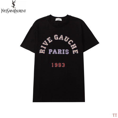 Yves Saint Laurent YSL T-shirts Short Sleeved For Men #893497 $27.00 USD, Wholesale Replica Yves Saint Laurent YSL T-shirts