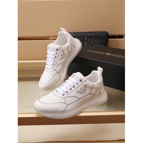 Armani Casual Shoes For Men #893632 $82.00 USD, Wholesale Replica Armani Casual Shoes