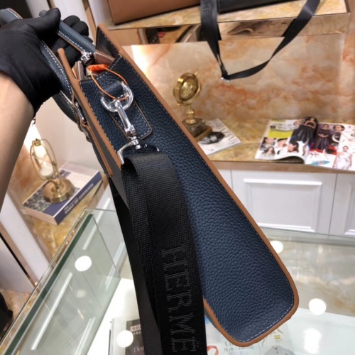 Replica Hermes AAA Man Handbags #893799 $155.00 USD for Wholesale