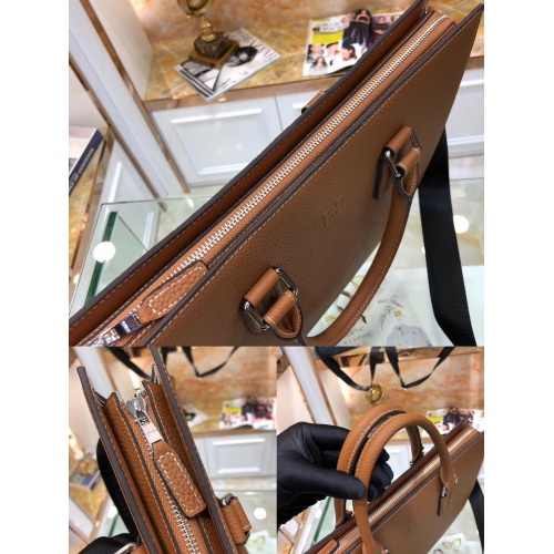 Replica Hermes AAA Man Handbags #893800 $155.00 USD for Wholesale