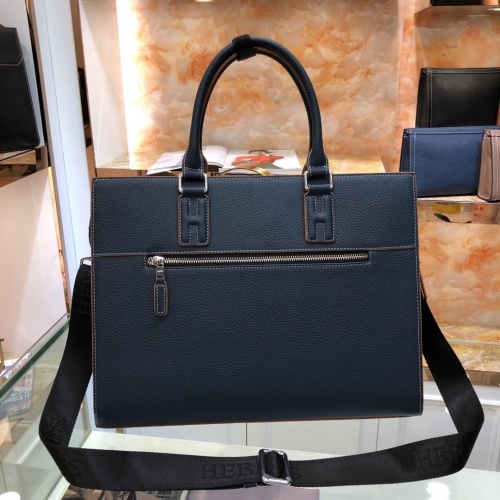 Replica Hermes AAA Man Handbags #893802 $162.00 USD for Wholesale