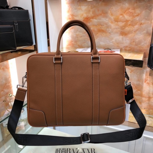 Replica Hermes AAA Man Handbags #893808 $162.00 USD for Wholesale