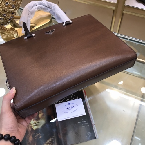 Replica Prada AAA Man Handbags #893813 $155.00 USD for Wholesale