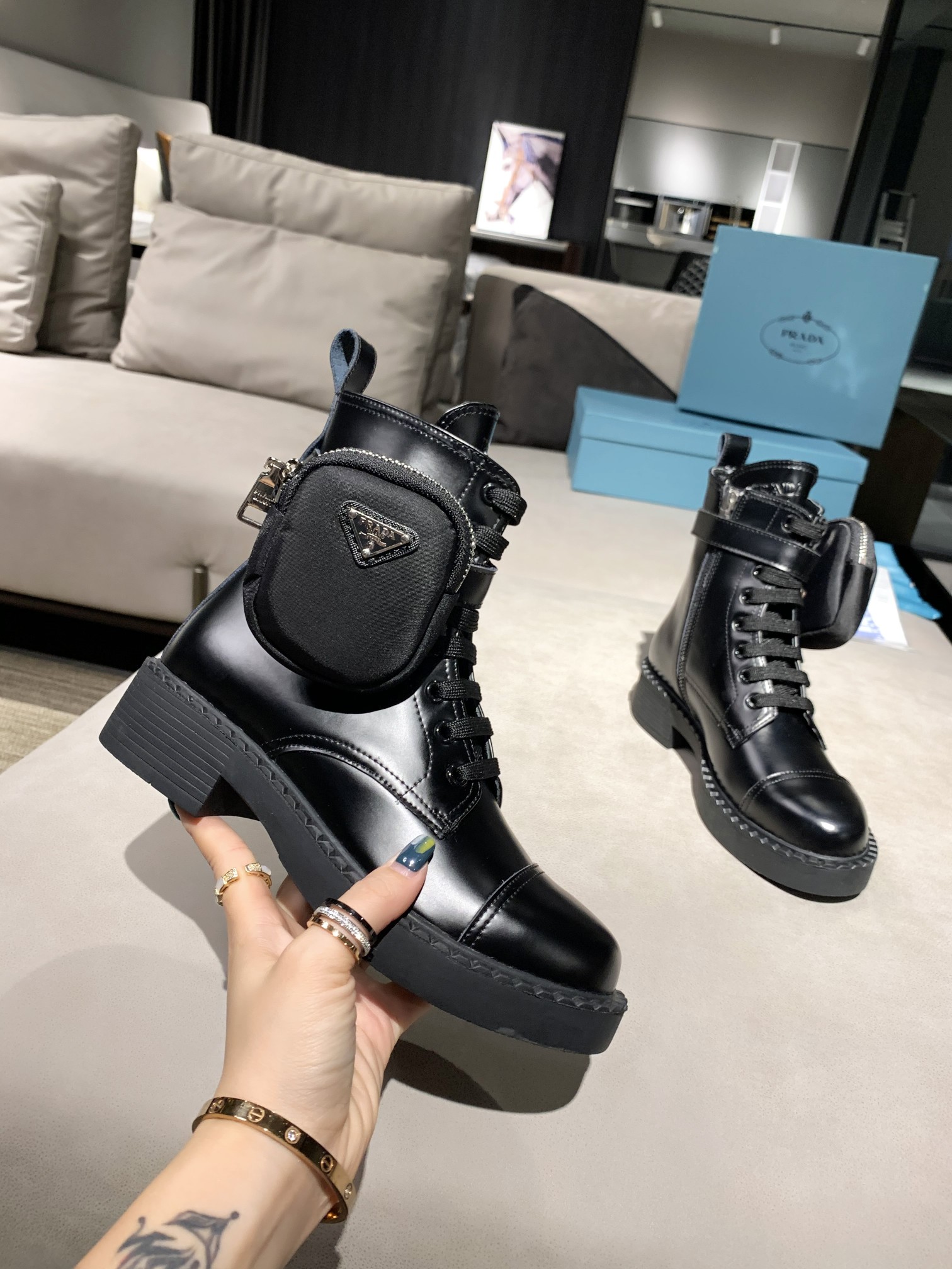 prada boot womens