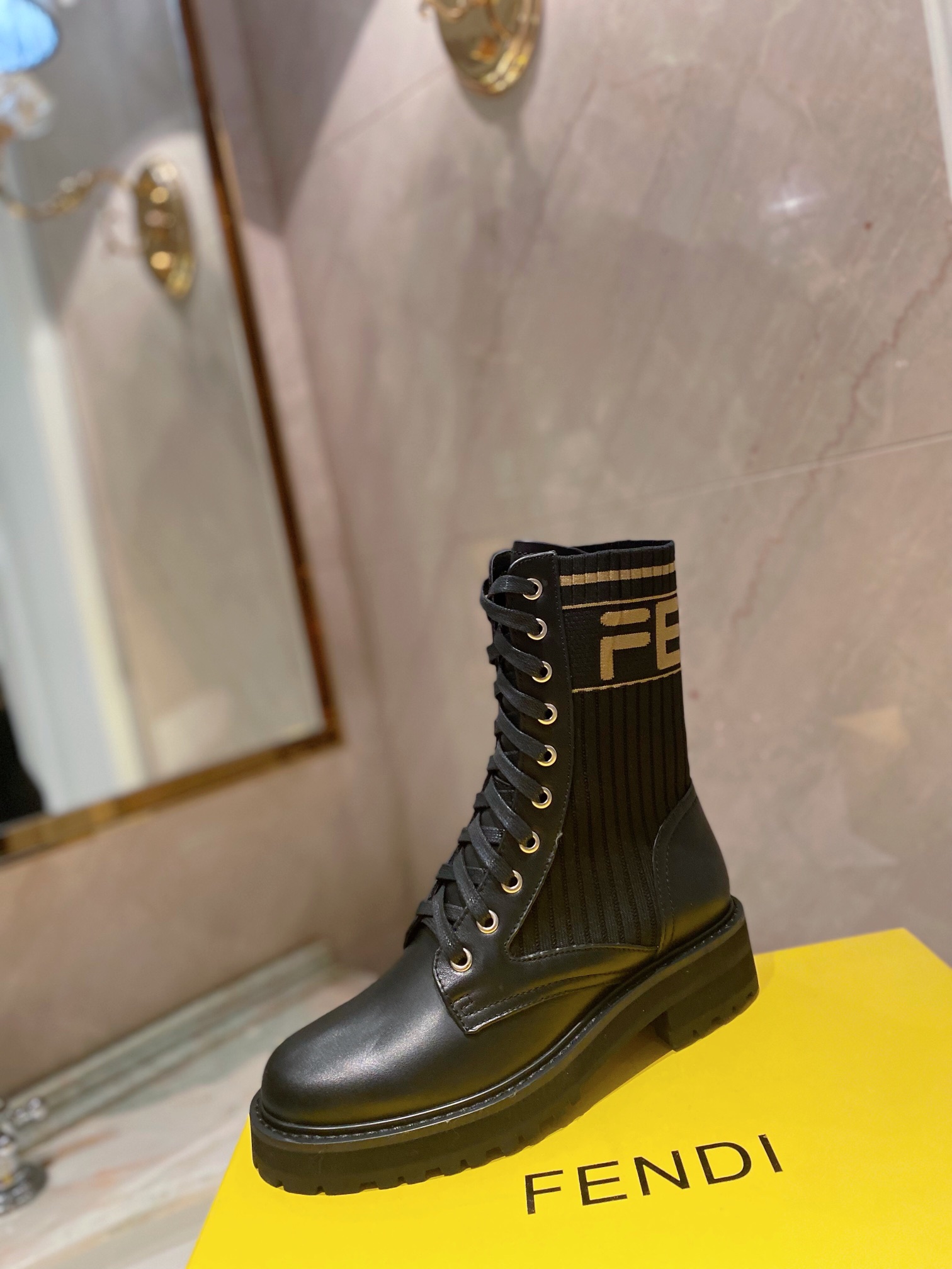 fendi catwalk boots