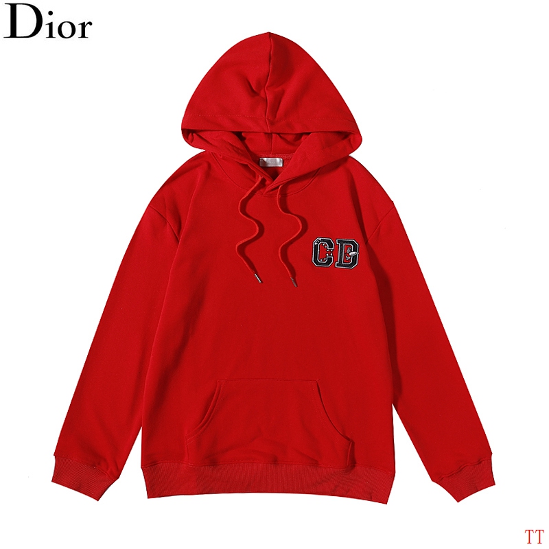 red christian dior hoodie