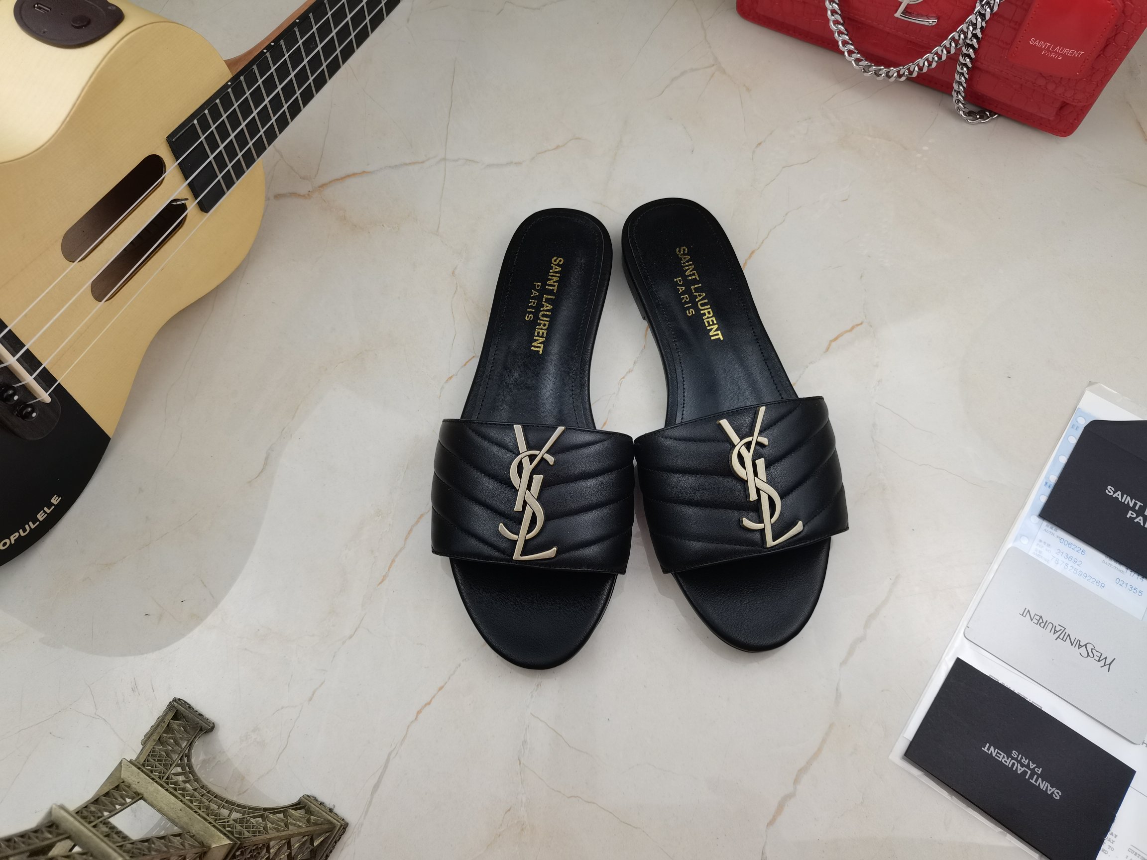 Yves Saint Laurent YSL Slippers For Women #892178 $85.00 USD, Wholesale ...