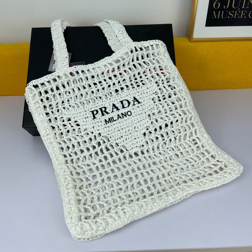 crochet bag prada