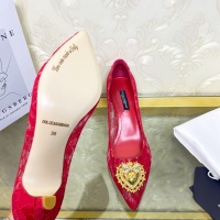 $80.00 USD Dolce & Gabbana D&G High-Heeled Shoes For Women #887605
