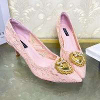 $80.00 USD Dolce & Gabbana D&G High-Heeled Shoes For Women #887609