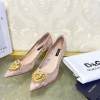 $80.00 USD Dolce & Gabbana D&G High-Heeled Shoes For Women #887610