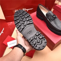 $118.00 USD Salvatore Ferragamo Leather Shoes For Men #893337