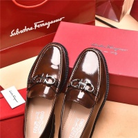 $118.00 USD Salvatore Ferragamo Leather Shoes For Men #893338