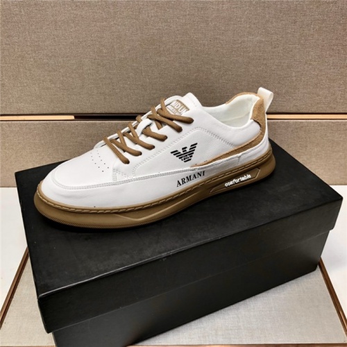 Replica Armani Casual Shoes For Men #893871 $80.00 USD for Wholesale