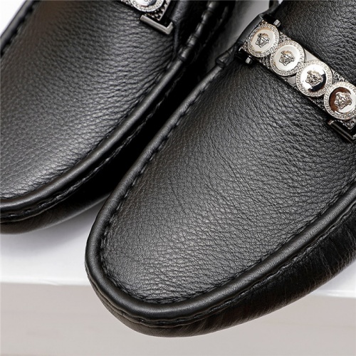Replica Versace Leather Shoes For Men #893880 $68.00 USD for Wholesale