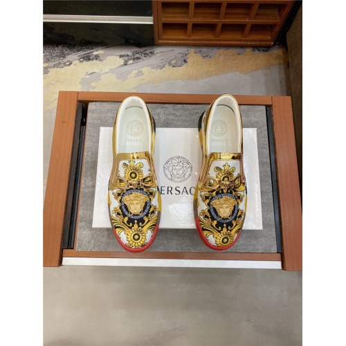 Replica Versace Casual Shoes For Men #893887 $68.00 USD for Wholesale