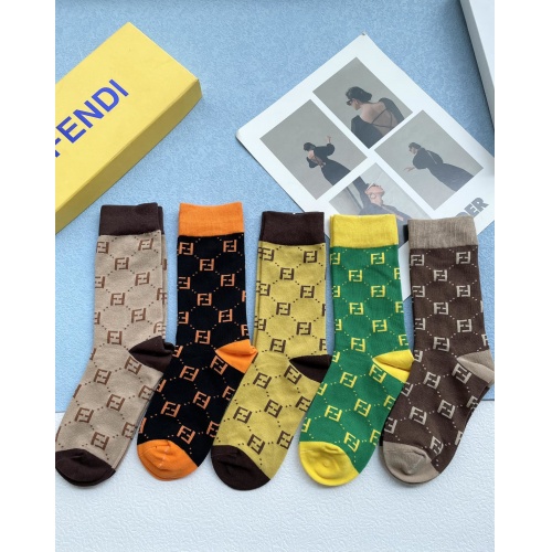 Fendi Socks #894005 $27.00 USD, Wholesale Replica Fendi Socks