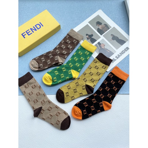 Replica Fendi Socks #894005 $27.00 USD for Wholesale