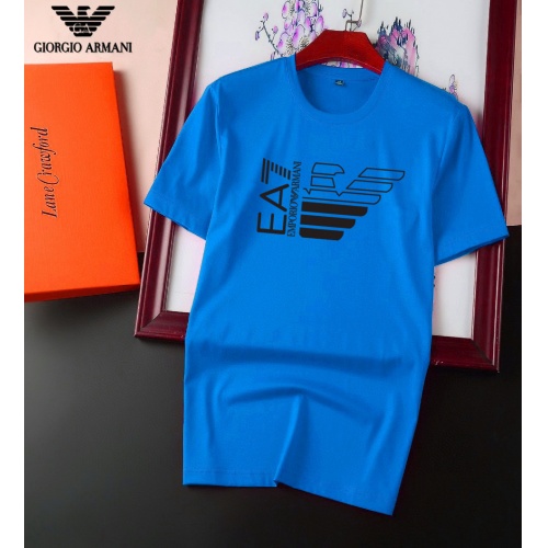 Armani T-Shirts Short Sleeved For Men #894030 $25.00 USD, Wholesale Replica Armani T-Shirts