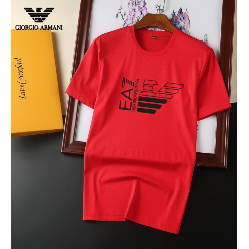 Armani T-Shirts Short Sleeved For Men #894032 $25.00 USD, Wholesale Replica Armani T-Shirts
