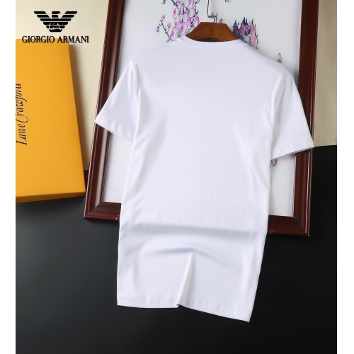 Replica Armani T-Shirts Short Sleeved For Men #894033 $25.00 USD for Wholesale