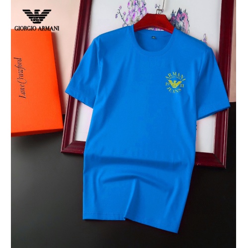Armani T-Shirts Short Sleeved For Men #894041 $25.00 USD, Wholesale Replica Armani T-Shirts