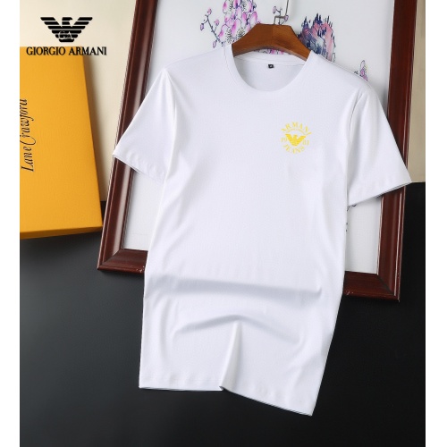 Armani T-Shirts Short Sleeved For Men #894044 $25.00 USD, Wholesale Replica Armani T-Shirts