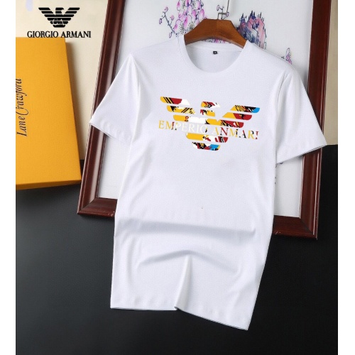 Armani T-Shirts Short Sleeved For Men #894047 $25.00 USD, Wholesale Replica Armani T-Shirts