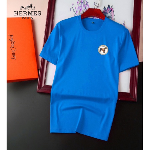 Hermes T-Shirts Short Sleeved For Men #894049 $25.00 USD, Wholesale Replica Hermes T-Shirts